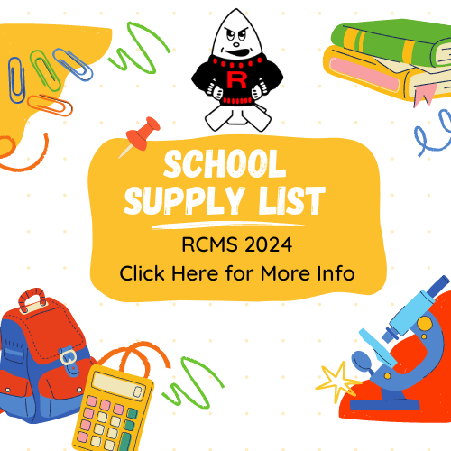 RCMS School Supply List